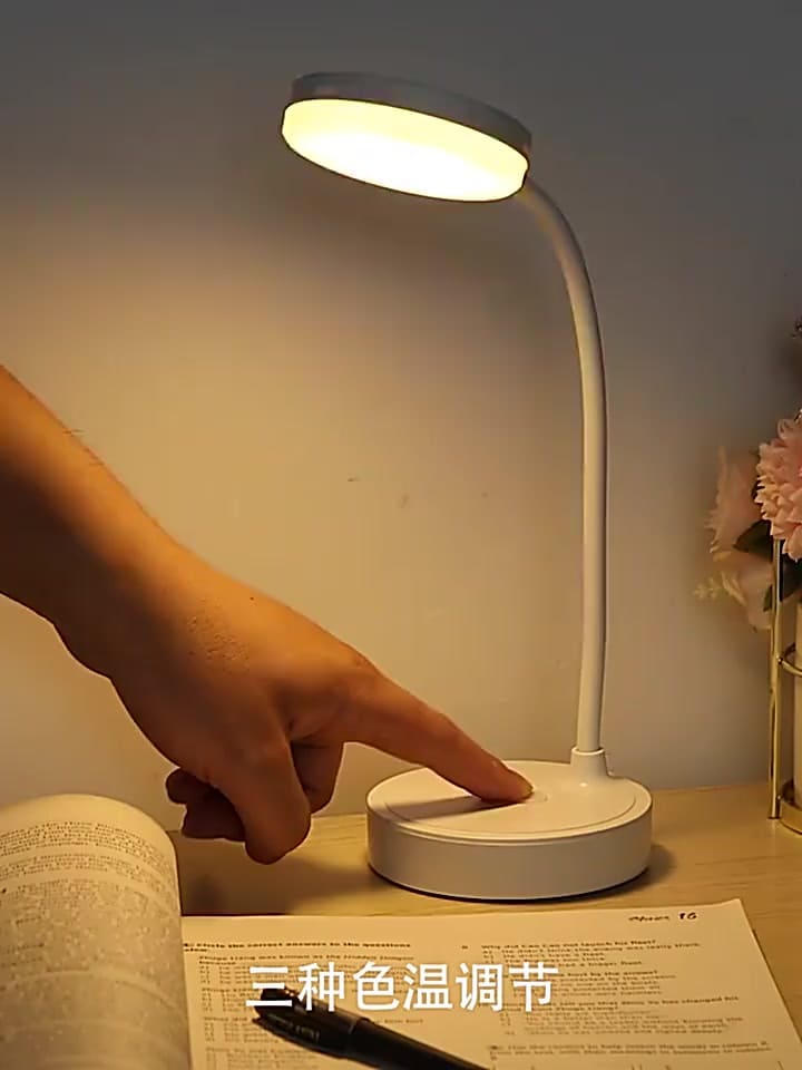 Luminária De Mesa Recarregáveis Led Com Proteção Os Olhos Usb Iluminaria Abajur Lâmpada De Mesa Para Quarto Dormitório